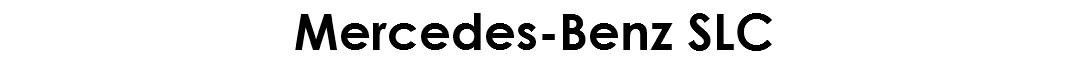 Mercedes-Benz SLC